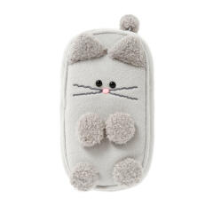 뽀글 멀티파우치 그레이캣 