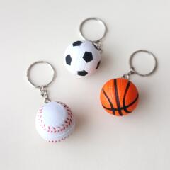 스포츠 공 키링 야구 축구 농구 3type 볼 열쇠고리