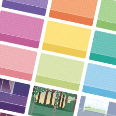 룸 시리즈 스티커 (11 colors)