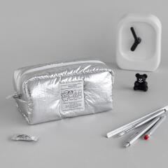 모모씨 마시멜로 펜슬파우치 silver