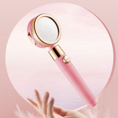 핑크골드 욕실 샤워 강력 수압상승 샤워기 호스 헤드