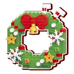 크리스마스 리스블록 