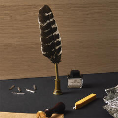 깃털펜 실링왁스(내츄럴)