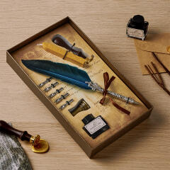 깃털펜 실링왁스(그린)