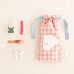 피요 체크 펜슬 파우치 4 color