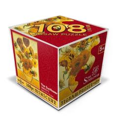 [108pcs] 해바라기 / 미니큐브 아크릴박스 (108-48)