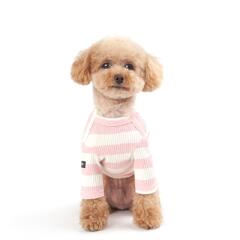 박 단가라 티셔츠 _pink