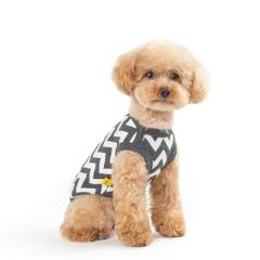 지그재그 슬리브리스 _Charcoal