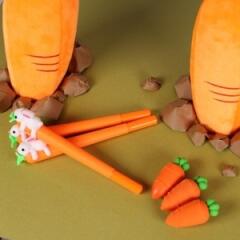 [SNS화제인싸템] 갓샵 토끼+당근볼펜 시리즈 캐럿야채필기구