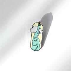 열기구여행 뉴욕 자유의 여신상 뱃지