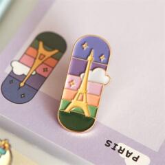 열기구여행 파리 에펠탑 뱃지