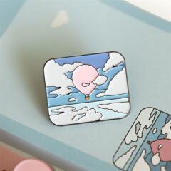 열기구여행 볼리비아 우유니사막 뱃지