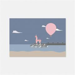 POSTCARD_ 이호테우 해변의 밤