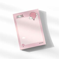 열기구 떡메모지