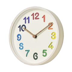 페니컬러 벽시계(레인보우)