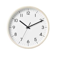 심플우드 벽시계(화이트)