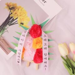 카네이션 미니화환 만들기 패키지 DIY (5인)