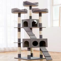 헬로망치 프리미엄 대형 고양이 직조 캣타워 AP8898
