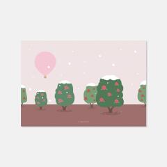 POSTCARD_ 위미 동백나무군락