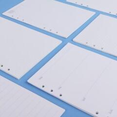 6공 육공 다이어리 속지 내지 8종 [A5 A6 위클리 먼슬리 모눈 가계부 라인 인덱스]