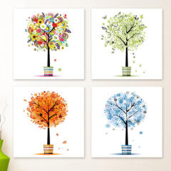 cw817-행복을주는사계절트리_노프레임세트