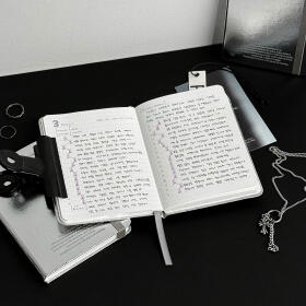 루카랩 스크랩 더 모먼트 실버 포켓 노트