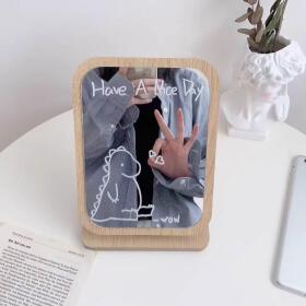 bookaz 마음대로 그리는 DIY 낙서 원목 거울