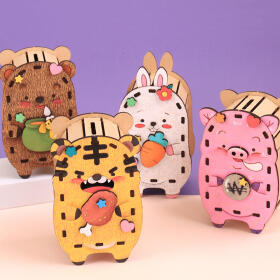 아이디몬 우드 DIY 저금통 만들기