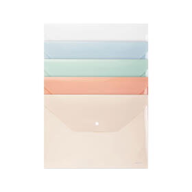 델리 파스텔 똑딱이 봉투파일 5입