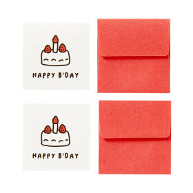 딸기케이크 미니카드 