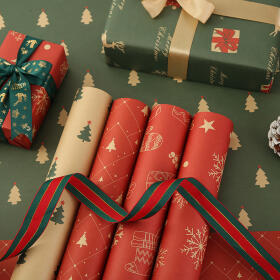 아트필드 크리스마스 종이 롤포장지 50x70cm