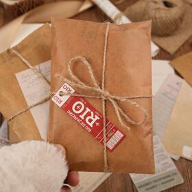 무지 크라프트 크래프트 지 종이 봉투 포장지 16*11cm