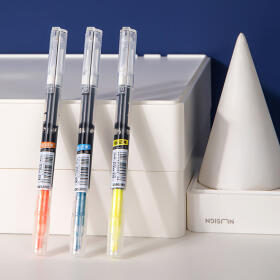 델리 듀얼 투인원 트윈 형광펜+블랙잉크 젤펜