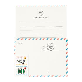 air mail 편지지 