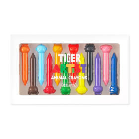 동물 크레용 12색