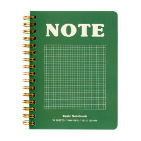 그린 메모 스프링 수첩 