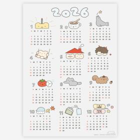 [유오코]2026 포스터 캘린더