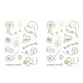 클로버 타투스티커 