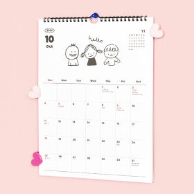 2026 두들 벽걸이 달력 