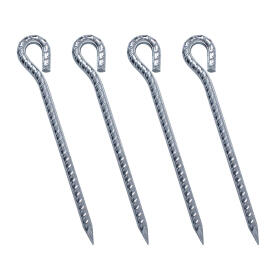 BUCK703 크롬 도금 강철 쇠말뚝 단조팩 40cm 1P