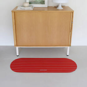 스트라이프 빨아쓰는 천연 규조토 발매트 욕실 주방