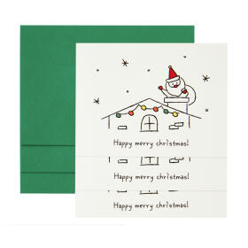 지붕위산타 카드 3매입 