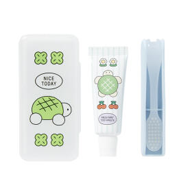 럭키엉금이 칫솔치약세트 