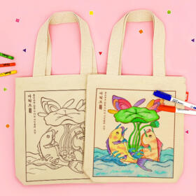 민화 어해도 - 에코백 만들기