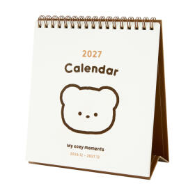 2027 곰돌 탁상달력 