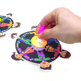 만들기 LED 강강술래 팽이 (1인용)