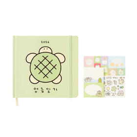 2026 엉금일기 다이어리 그린 