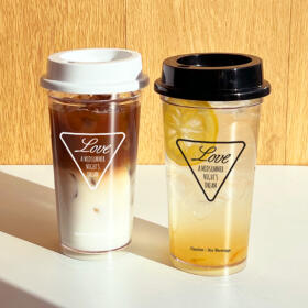 트라이앵글 투명 리유저블 베이직캡 텀블러