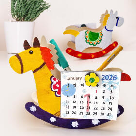 2026년 목마 연필꽂이 달력 만들기