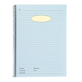 얇은스프링노트 블루 